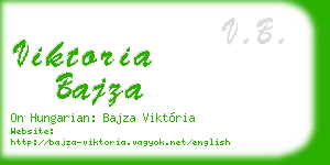viktoria bajza business card